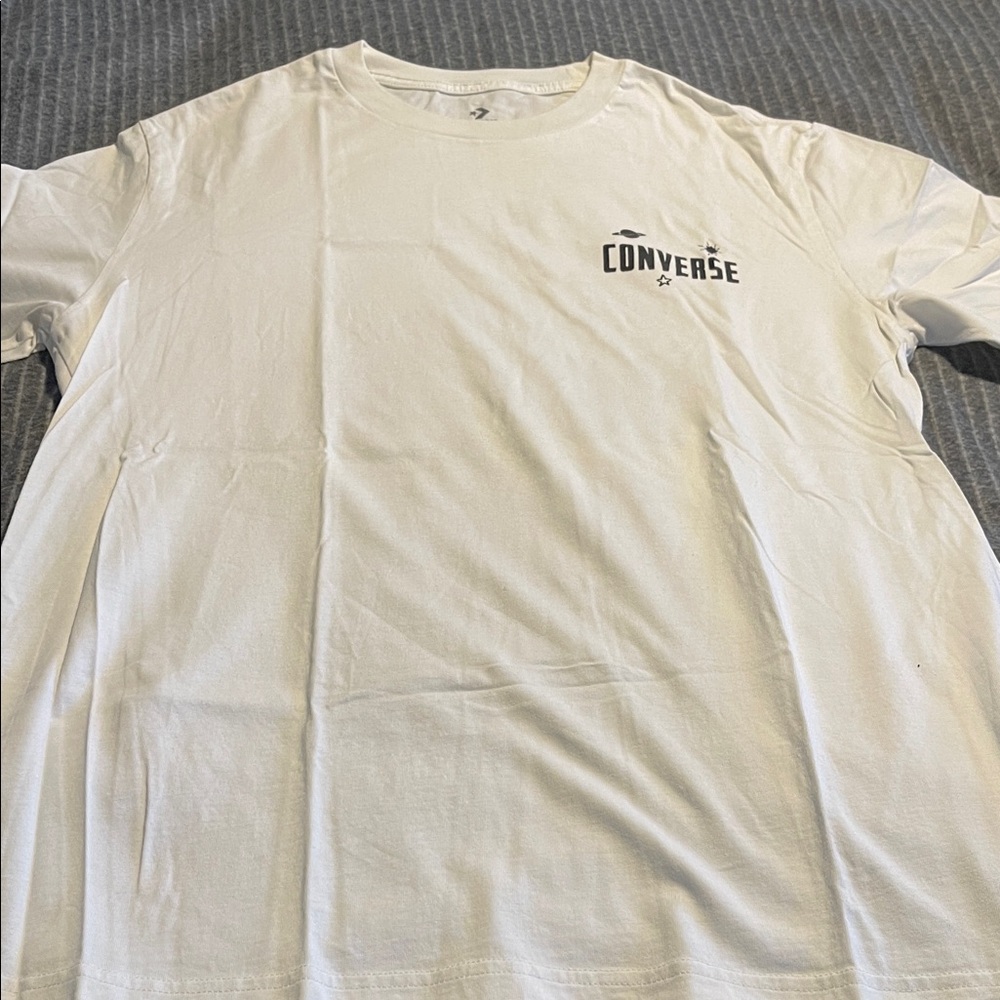 Converse Men's White Short Sleeve Tee